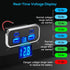 76W 18W 20W PD3.0 12V/24V Linkstyle RV USB Outlet, Dual USB-A & Dual Ports, Power Outlet Panel with Voltmeter for Car