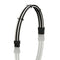 LINKUP AVA 30cm PCI-E 8P(6+2) GPU PSU Power Supply Braided Sleeved Custom Mod PC Extension Cable, 300mm - WhiteBlack