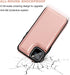 OT ONETOP Wallet Case for iPhone 11 Pro with Card Holder - PU Leather Kickstand, Double Magnetic Clasp, Rose Gold
