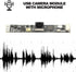 RQG 8MP IMX179 4K 2.0 USB Camera Module, Fixed Focus Lightburn Camera with Microphone, Embedded UVC Drive-Free USB