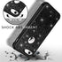 Hython Designed for iPhone 8, iPhone 7 Case, Heavy Duty Full-Body Defender Protective Case Bling Glitter Sparkle Hard Shell Hybrid Shockproof Rubber Bumper Cover for iPhone 7 and iPhone 8, Black