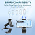Multifunctional Car Dashboard Mobile Phone Holder, 360 Degree Rotation Universal Dash Clip Mount for 4-7 inch