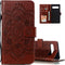 LEECOCO Mandala Brown Case for Galaxy S10e, Luxury PU Leather Flip Wallet with Magnetic Stand & Card Slot