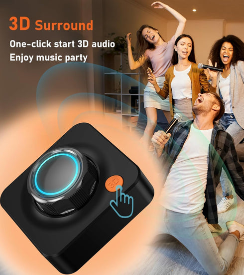 KAIY 3.5mm/Optical/COAXIAL 3D Bluetooth Receiver for Home Stereo, Bluetooth Adapter for Old Receiver with Low Latency