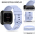 Sport Bands Compatible with Fitbit Versa 2, Classic Soft Silicone Replacement Wristbands for Smart Watch (Large, Baby