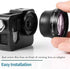 2X Telephoto Lens, HD Converter Lens for 37mm Mount Camera, Doubles Camera Zoom Default