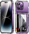 iPhone 14 Pro Max Clear Wallet Case - Heavy Duty, Shockproof, Anti-Scratch, Credit Card Holder, 6.7" Protection.