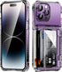 iPhone 14 Pro Max Clear Wallet Case - Heavy Duty, Shockproof, Anti-Scratch, Credit Card Holder, 6.7" Protection.