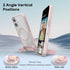 Niunisi 17 6.3-Inch 6.3" 2025, for iPhone with Magnetic Rotable Slim Kickstand Compatible with MagSafe Frosted Matte