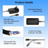 XMHEIRD AD17 H1, H2n, H5, H6, Q2HD, Q4, Q8 R8 AC/DC Adapter for Zoom and Recorders Power Supply Cord Cable PS Charger