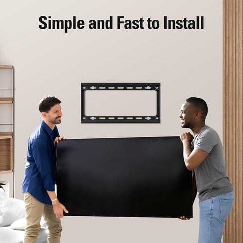 Mounting Dream TV Mount Fixed for Most 26-60 Inch TVs, Low Profile Wall Mount up to VESA 400x400mm