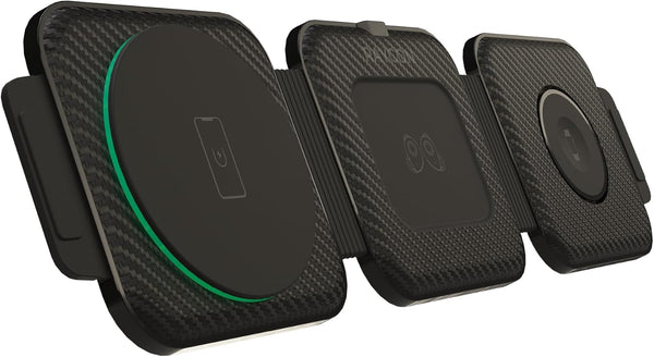 Raycon Magic Pad Pro, Compact Wireless Charging Pad with LED Light, Universal Phone Compatibility, 2X Fast Charging