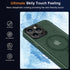 MOCCA Slim Shockproof Case for iPhone 13 Pro Max 6.7", Midnight Green, with MagSafe, Glass Screen & Camera Lens