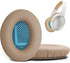 Headphones Replacement Ear Pads for Bose Quietcomfort QC35 II, Softer Leather, Noise Isolation Foam - Khaki