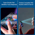 2 Pack Matte Privacy Screen Protector for iPhone 15 Pro Max, Anti-Spy Anti-Glare Tempered Glass Film