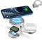 3 in 1 Detachable Magnetic Wireless Charger, 15W Fast Charging Station for iPhone 13/12, Foldable Stand for iWatch