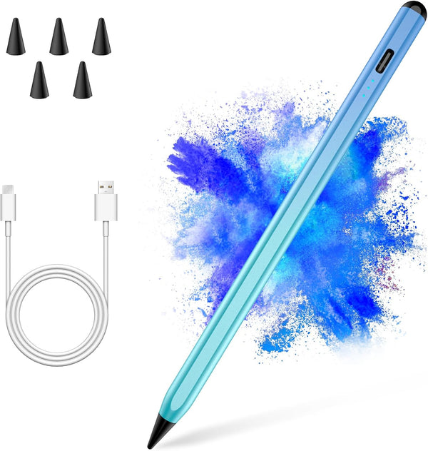 Gradient Color Stylus Pen for iPad 2018-2023 with 5 Extra Tips, Apple Pencil for iPad 10th/9th/8th/7th/6th Gen, Pro