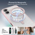 Niunisi 17 6.3-Inch 360 6.3" 2025, for iPhone Case with Magnetic Ring Stand Compatible with MagSafe Frosted Matte