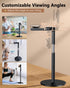 WISFISSH 10"-25" Desk,720Rotatable+180 360 Height/Angle Adjustable Magnetic Phone Holder, Retractable Desk Phone Stand