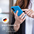kwmobile Case for Samsung Galaxy S22 Plus - TPU Silicone Phone Cover with Soft Finish in Radiant Blue