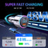 LENCENT Bluetooth 5.3 FM Transmitter,Full Metal Bluetooth car Adapter with PD 20W & QC3.0 Fast Charger,Hi-Fi Music/Clear Calling car FM Bluetooth Adapter,?Color Light?