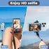 WIESKEN Selfie Monitor Screen iPhone & Android, Back Camera Monitor with Bluetooth Remote, Wireless Mirroring
