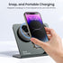 3 in 1 Magnetic Wireless Charging Station, 15W Aluminum Alloy Charger for iPhone 16/15/14/13/12 Series with 20W Adapter