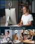 WINDESHI Ring Light for Computer Video Conference - Webcam Light for Monitor Clip On Remote Working Distance Learning