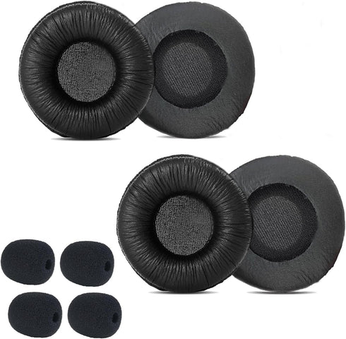 Replacement Ear Pads for Plantronics Headset - 50mm Ear Cushions Compatible with Blackwire C320 3210 3220 3320 (4 Pack)