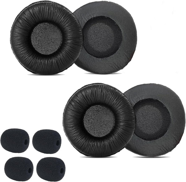 Replacement Ear Pads for Plantronics Headset - 50mm Ear Cushions Compatible with Blackwire C320 3210 3220 3320 (4 Pack)
