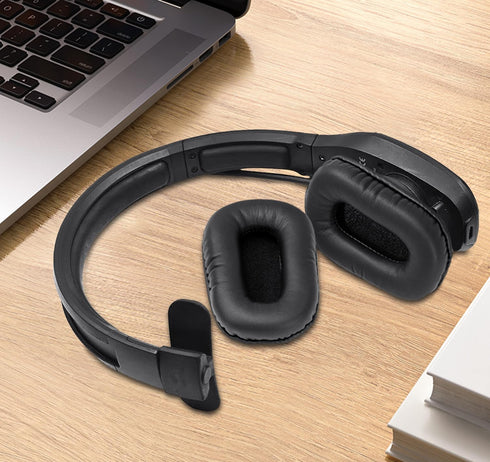 Ear Pads Replacement for B450-XT Bluetooth Headset, Compatible with VXI BlueParrott B450-XT, Leather Ear Pads