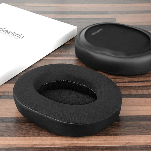 Geekria Sport Cooling Gel Replacement Ear Pads - For Sony WH-CH700N, WH-CH710N, WH-CH720N Headphones, Black