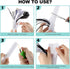 AGPTEK 10ft Cable Management Sleeve Cover, 1 inch Cord Management System for Desk and Office
