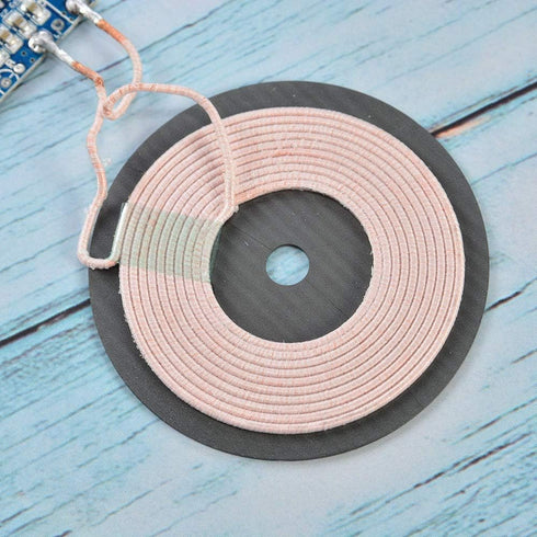 2Pcs Qi Wireless Charger PCBA Circuit Board with Coil Pad Charging for DIY K9G9