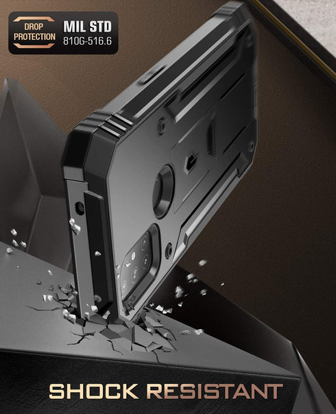 Poetic Revolution Series Case for OnePlus Nord N10 5G, Rugged Shockproof Cover with Kickstand