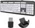 Large Print Computer Keyboard, 104 Keys USB Wired for Visually Impaired Individuals, Wired Keyboard for Seniors in Low