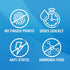 MiracleWipes for Electronics Cleaning, Screen Wipes for TV, Phones, Monitors - 20 Count