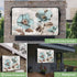 Yukro 30 32 Inches, Blue Broccoli Outdoor TV Cover to Farmhouse Rustic Floral Retro Brown Botanical Waterproof