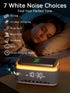 Reatsoc 10w 10W 12-Color Alarm Clock Bluetooth Speaker with Fast Wireless Charger for iPhone Samsung, Stereo Bluetooth