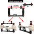 Aluminium Alloy Underwater Video Light Stabilizer Tray with Two Aluminum Alloy 1'' Ball Handle for Action Camera