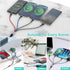 6 in 1 Multi Universal 1.8M/6Ft Phone Charging Cable, USB A/Type C to Lightning*2+Type C+Micro USB for Android/iPhone