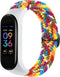 Soft Braided Nylon Elastic Bands for Amazfit Band 5, Replacement Sport Strap for Women Men Accessories