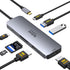 USB C Docking Station Dual HDMI Monitor, USB C to Dual HDMI Adapter with PD Charging, SD/TF, USB A&C 3.0 Ports