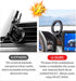 MaserWeller 2022-2024 8-Inch 360 Car Phone Holder for Ford Maverick Accessories Screen Fixed Clip, Rotation Phone Mount