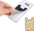 Credit Card/ID Card Holder - Silicone Material, Attach to Almost Any Phone, Carry Essential Cards with Safe Flight Cloth