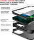 Diverbox Heavy Duty iPhone 13 Case (Black) - Shockproof, Dropproof, with Tempered Glass & Camera Lens Protectors.
