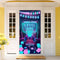Video Game Happy Birthday Party Door Banner, Level Up Background for Boys Gamer Room Themed Birthday Decoration, 70.8 x