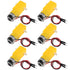 6PCS TT Motor DC Electric Gear Motor DC 3V-6V Prewired Gear Motor