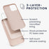 kwmobile Case for Apple iPhone 12 / 12 Pro, TPU Silicone Phone Cover with Soft Finish - Dusty Pink