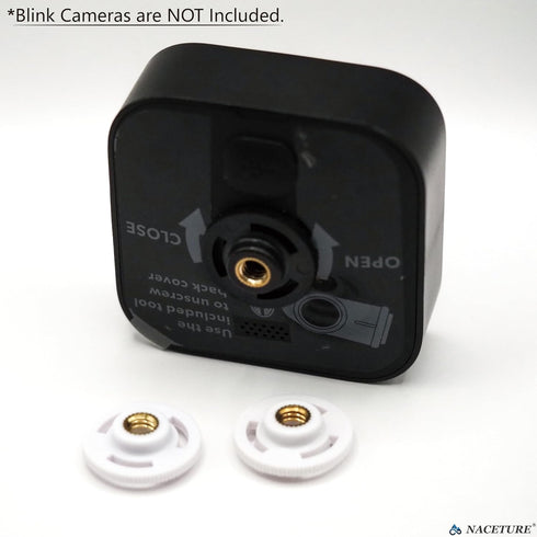 NACETURE Vinyl Siding Mount for Blink Camera, 360° Swivel & 90° Tilt Adjustment, Weatherproof Outdoor Camera Mount